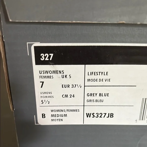 New Balance 327 Grey Blue US 7 - Picture 6 of 6